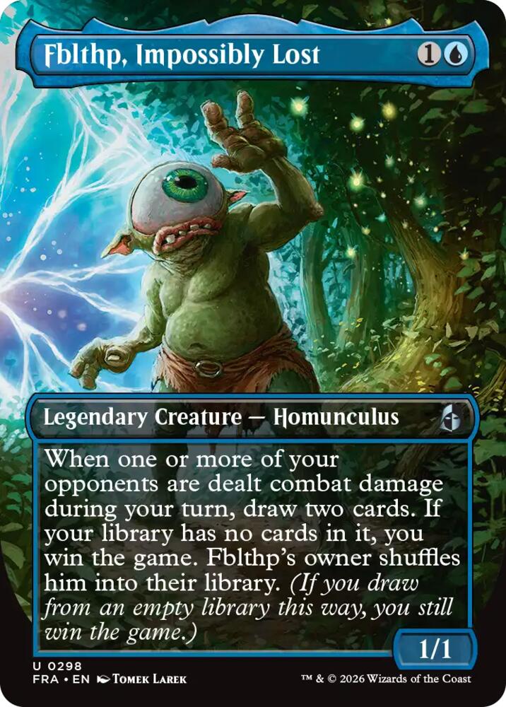 Fblthp, Impossibly Lost 298 (Reality Fracture)  - Borderless Foil | Good Games Cannington