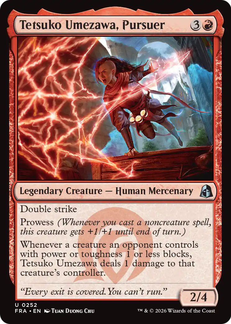 Tetsuko Umezawa, Pursuer 252 (Reality Fracture)  - Foil | Good Games Cannington