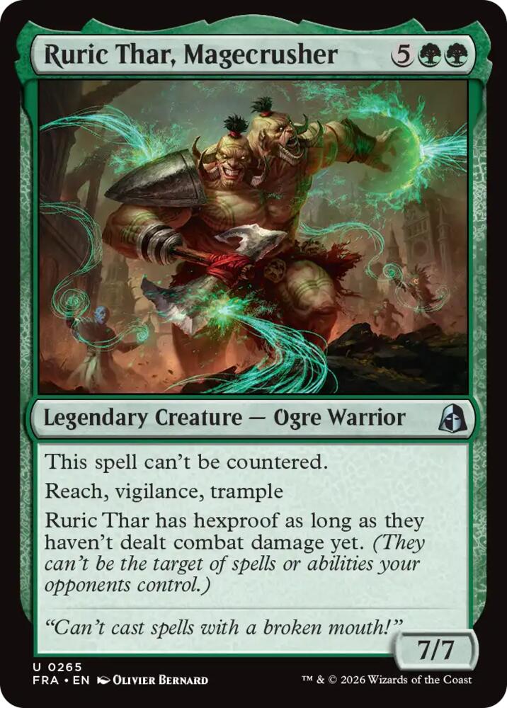 Ruric Thar, Magecrusher 265 (Reality Fracture)  | Good Games Cannington