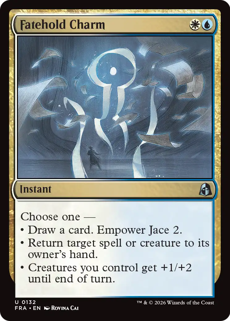 Fatehold Charm 132 (Reality Fracture)  - Foil | Good Games Cannington