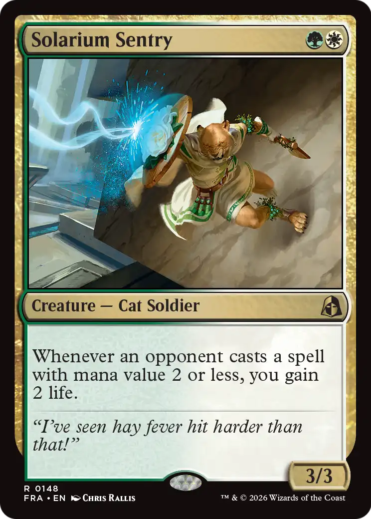 Solarium Sentry 148 (Reality Fracture)  - Foil | Good Games Cannington