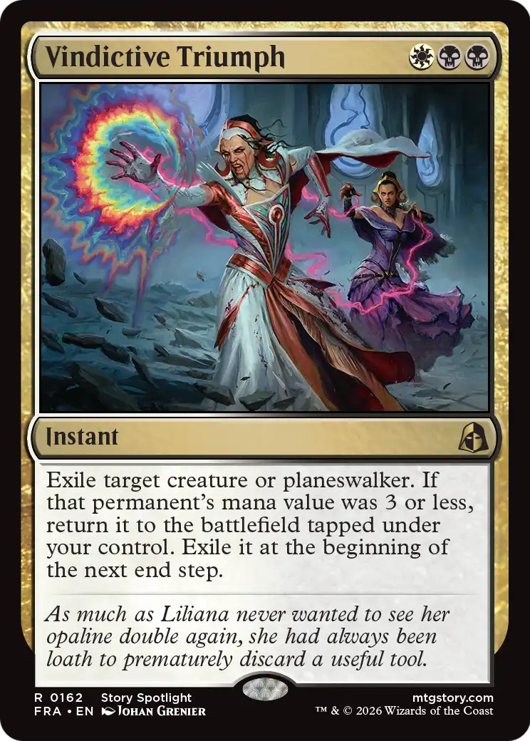 Vindictive Triumph 162 (Reality Fracture)  - Foil | Good Games Cannington