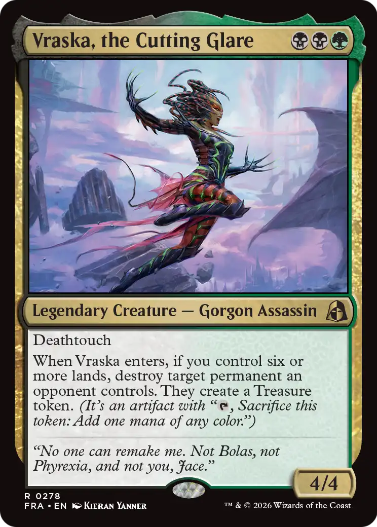 Vraska, the Cutting Glare 278 (Reality Fracture)  - Foil | Good Games Cannington