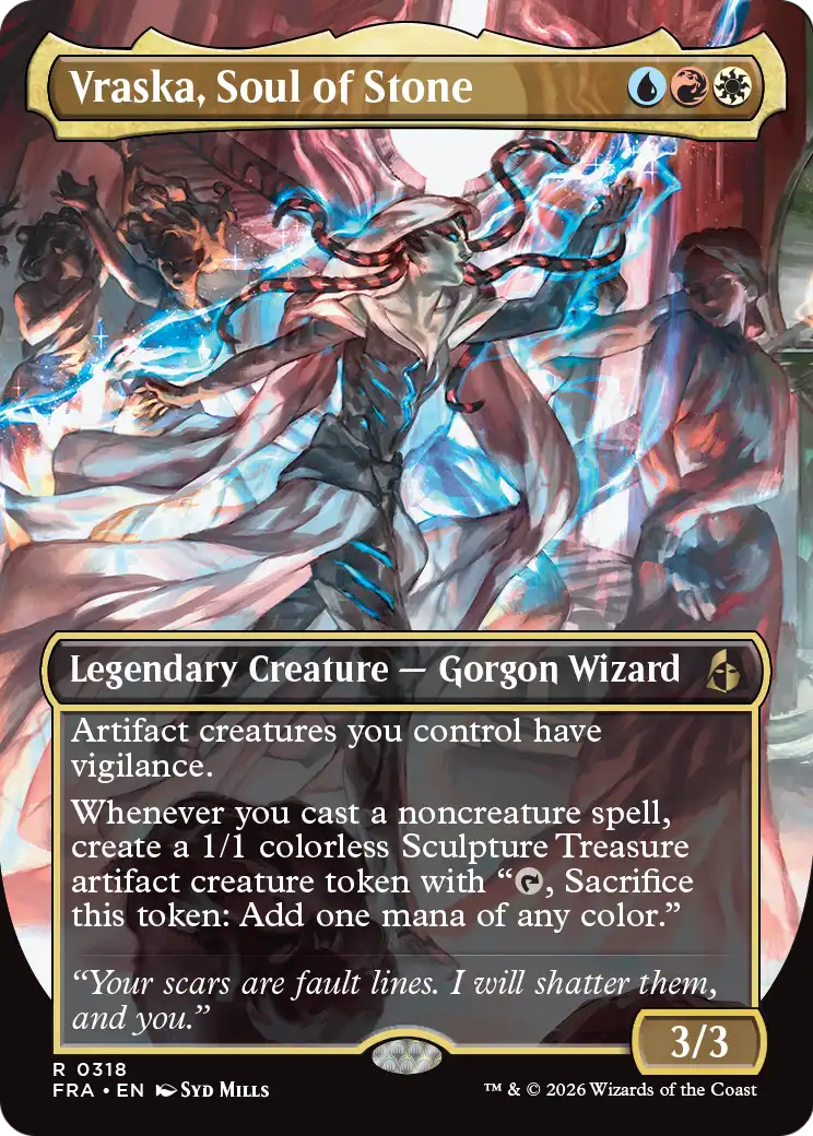 Vraska, Soul of Stone 318 (Reality Fracture)  - Borderless | Good Games Cannington