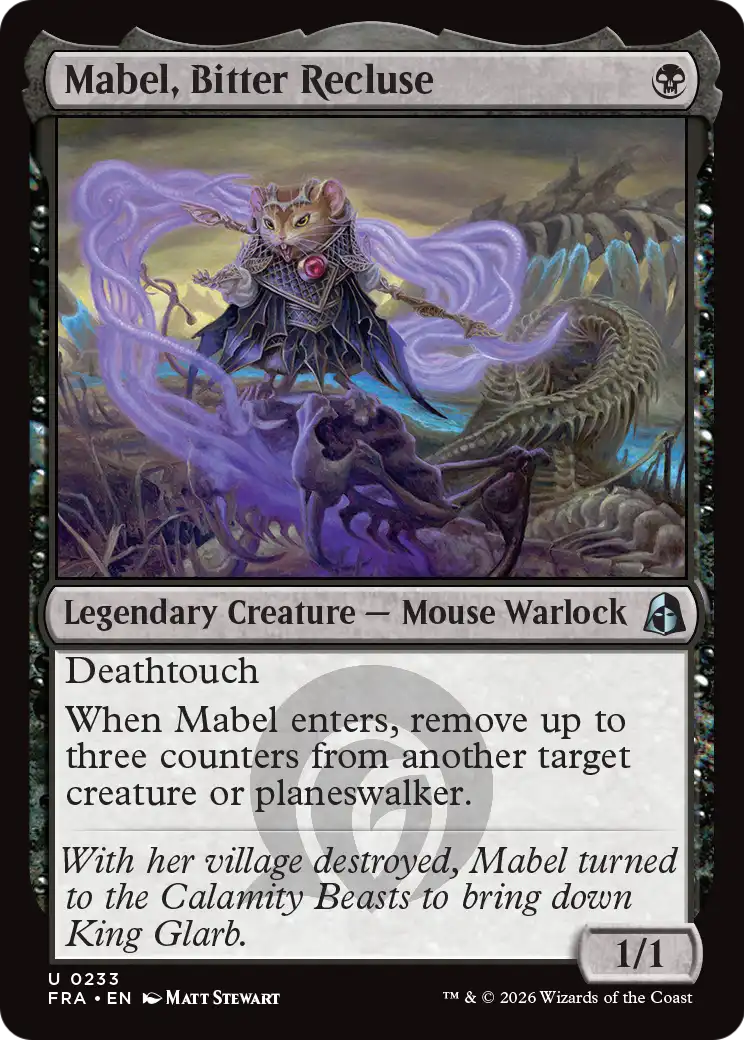 Mabel, Bitter Recluse 233 (Reality Fracture)  - Foil | Good Games Cannington
