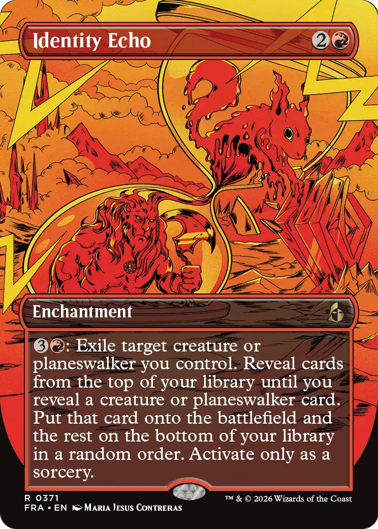 Identity Echo 371 (Reality Fracture)  - Borderless Foil | Good Games Cannington