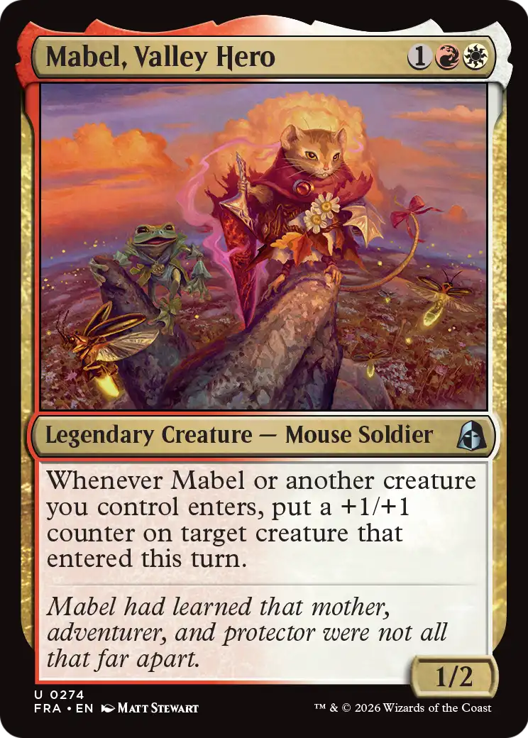 Mabel, Valley Hero 274 (Reality Fracture)  - Foil | Good Games Cannington