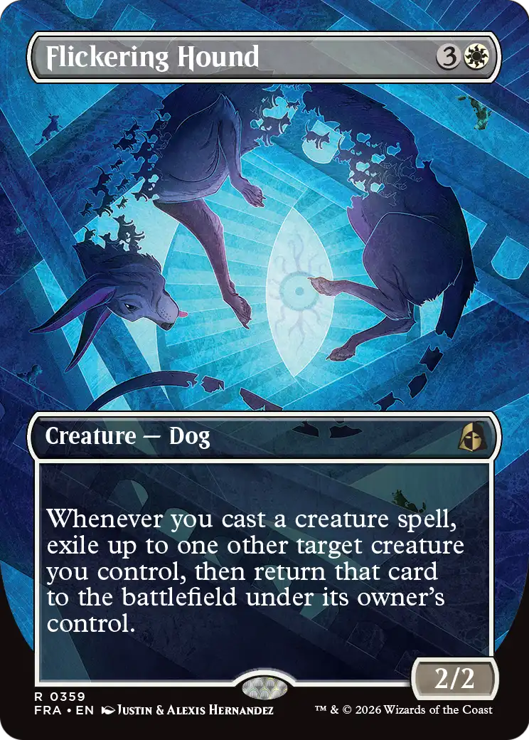 Flickering Hound 359 (Reality Fracture)  - Borderless | Good Games Cannington