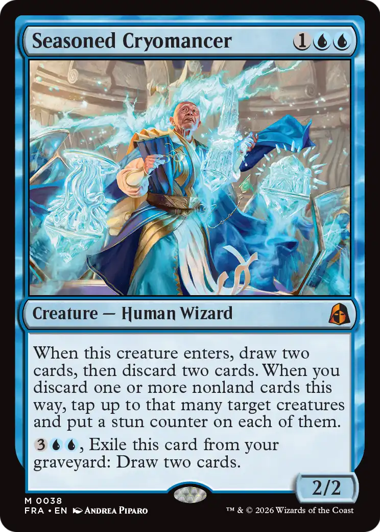 Seasoned Cryomancer 38 (Reality Fracture)  - Foil | Good Games Cannington