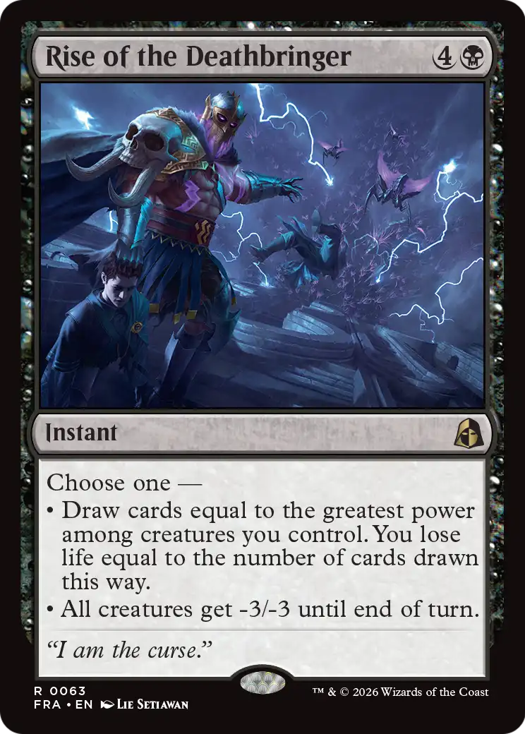 Rise of the Deathbringer 63 (Reality Fracture)  - Foil | Good Games Cannington