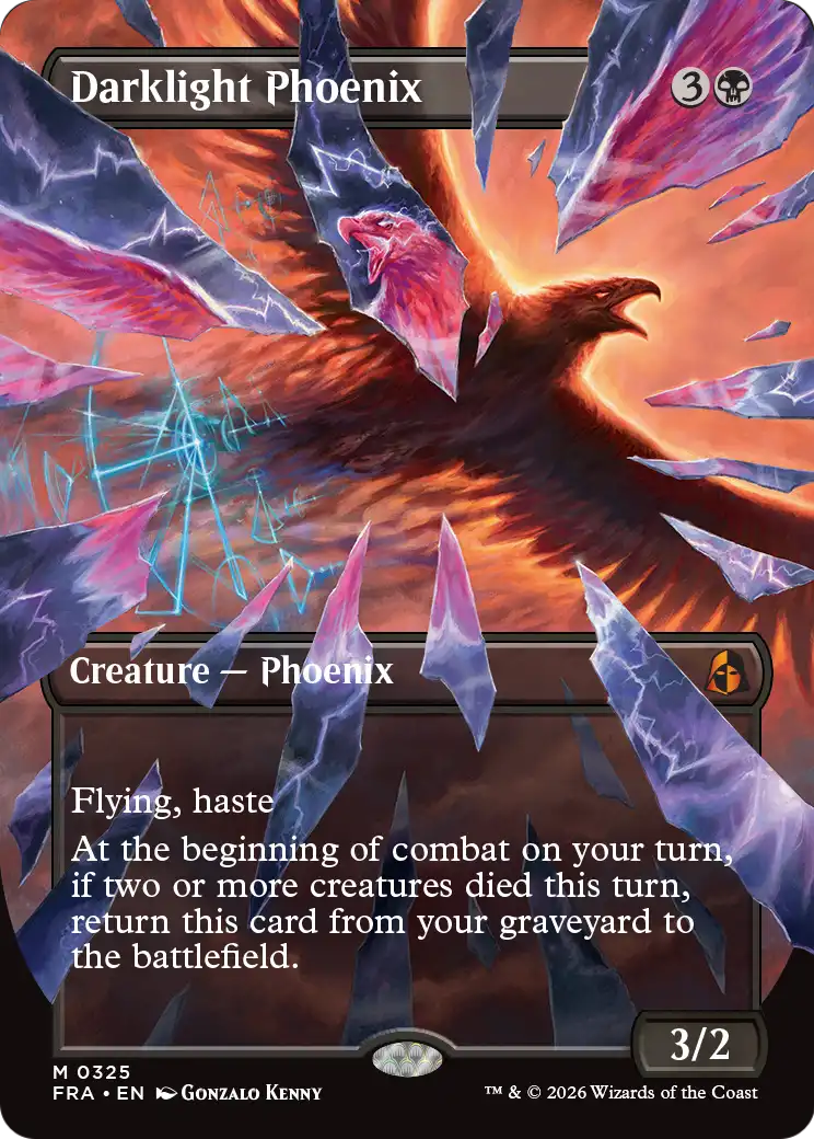 Darklight Phoenix 325 (Reality Fracture)  - Borderless | Good Games Cannington