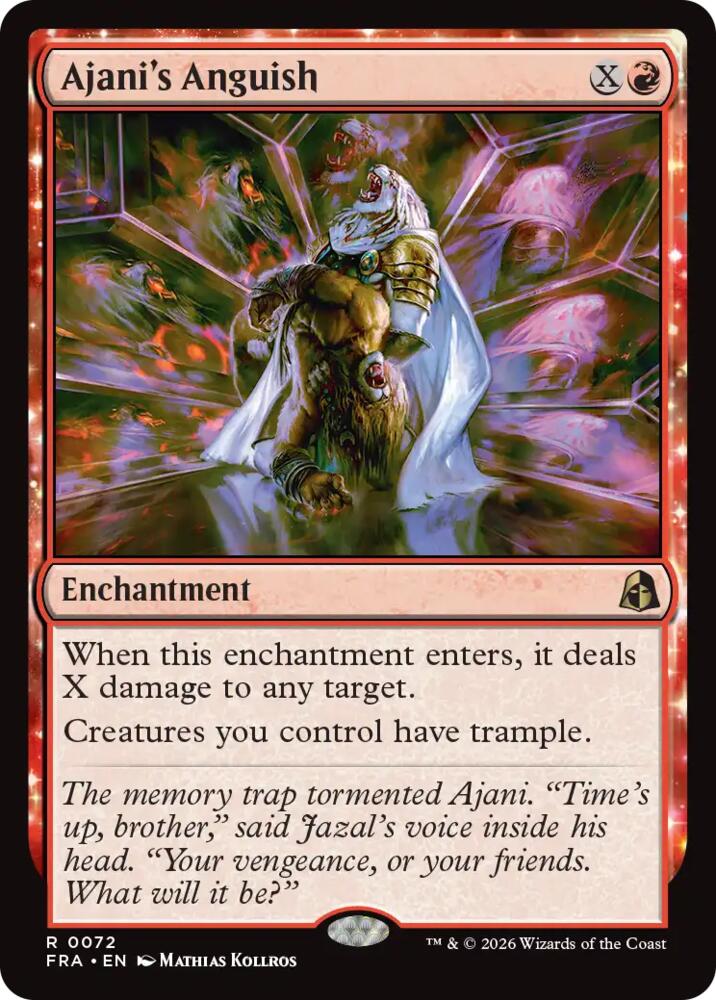 Ajani's Anguish 72 (Reality Fracture)  | Good Games Cannington