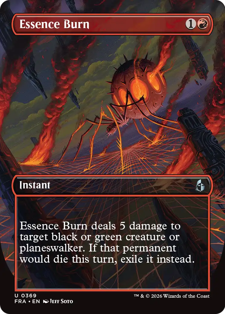 Essence Burn 369 (Reality Fracture)  - Borderless Foil | Good Games Cannington