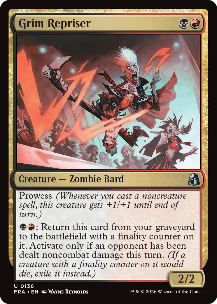 Grim Repriser 136 (Reality Fracture)  - Foil | Good Games Cannington