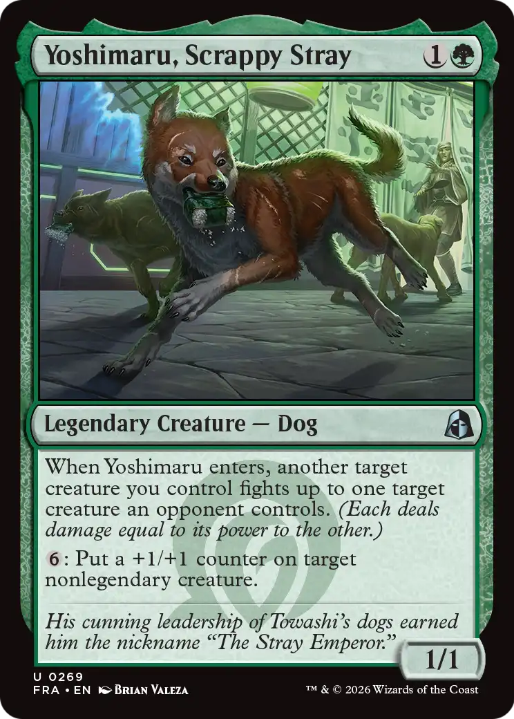 Yoshimaru, Scrappy Stray 269 (Reality Fracture)  - Foil | Good Games Cannington