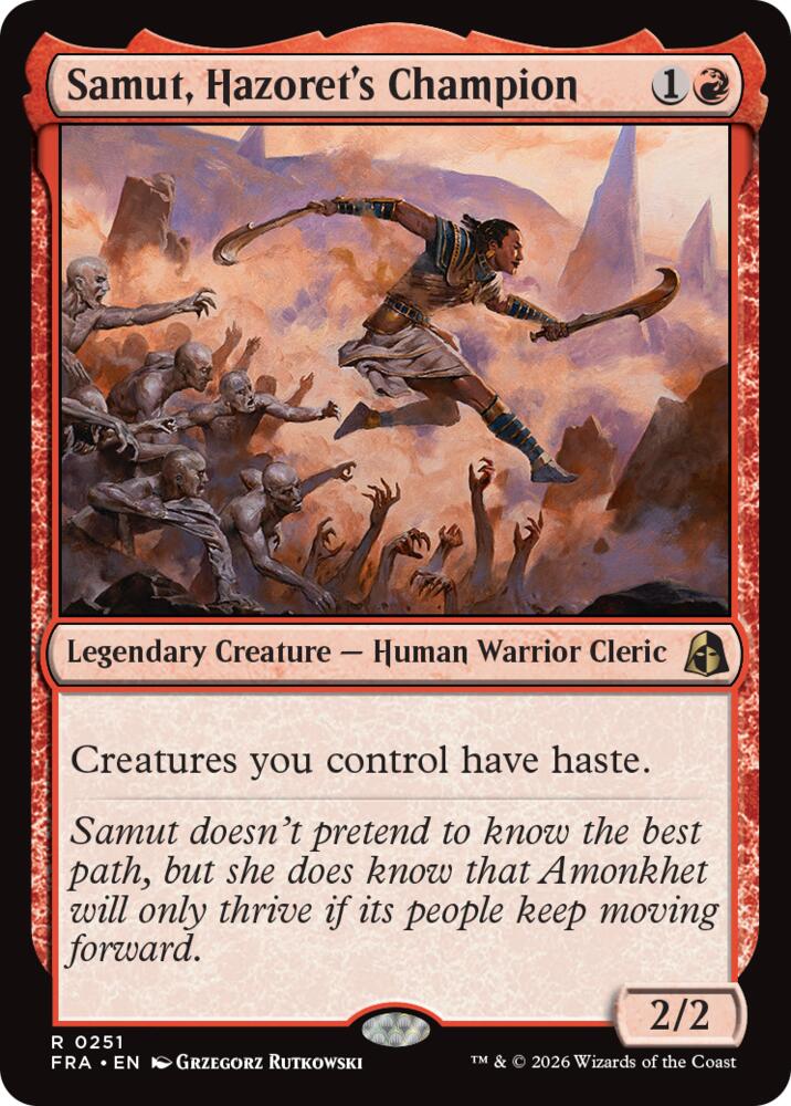 Samut, Hazorert's Champion 251 (Reality Fracture)  - Foil | Good Games Cannington