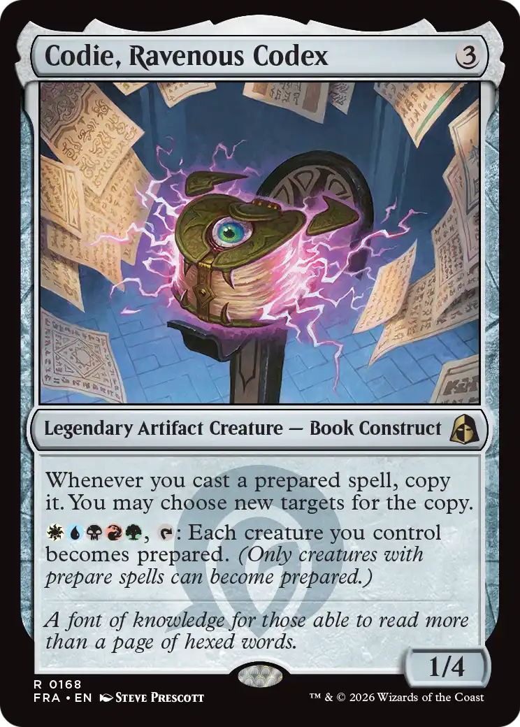 Codie, Ravenous Codex 168 (Reality Fracture)  - Foil | Good Games Cannington