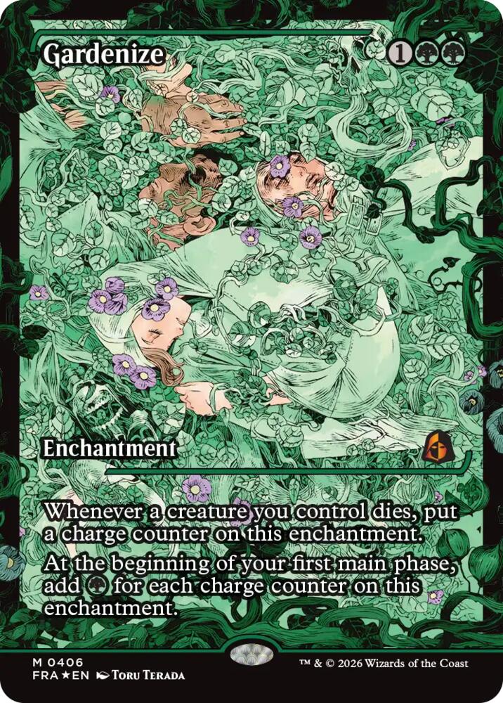 Gardenize 406 (Reality Fracture)  - Showcase Foil | Good Games Cannington