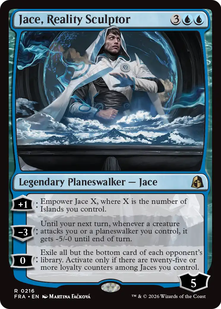 Jace, Reality Sculptor 216 (Reality Fracture)  - Foil | Good Games Cannington