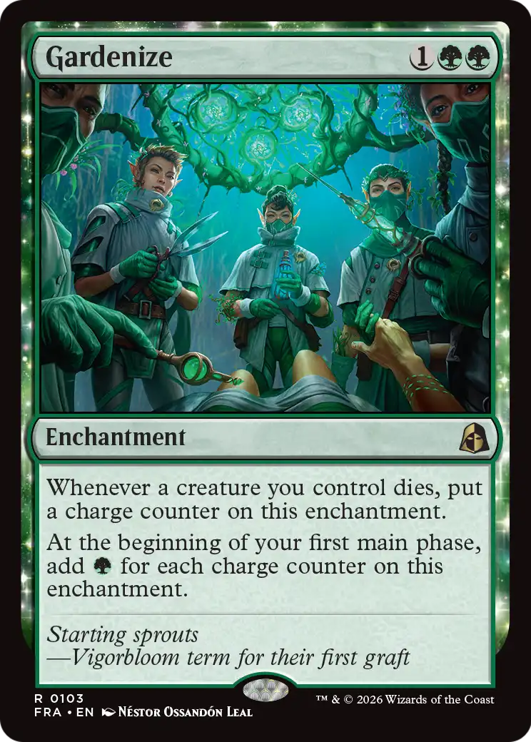 Gardenize 103 (Reality Fracture)  - Foil | Good Games Cannington