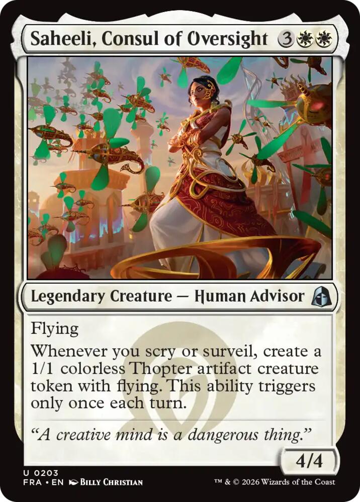 Saheeli, Consul of Oversight 203 (Reality Fracture)  | Good Games Cannington