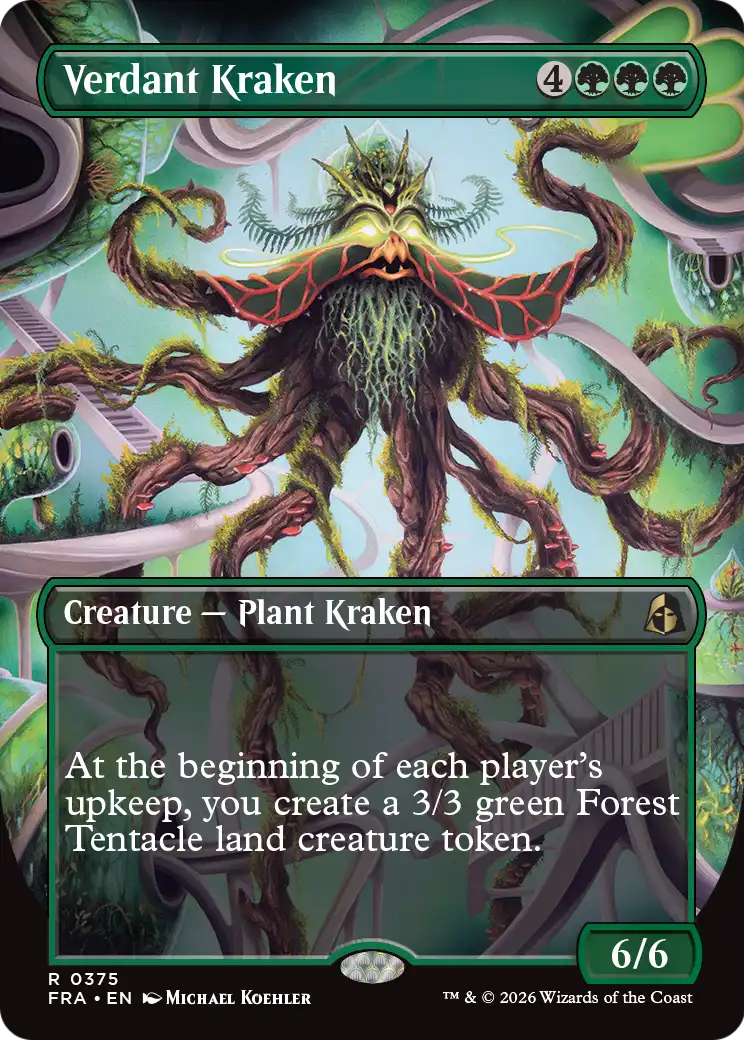 Verdant Kraken 375 (Reality Fracture)  - Borderless | Good Games Cannington
