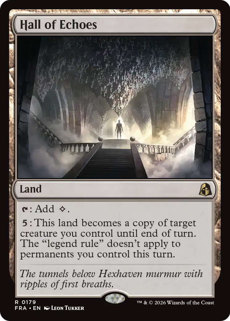Hall of Echoes 179 (Reality Fracture)  - Foil | Good Games Cannington