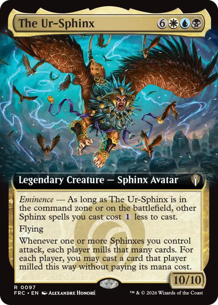 The Ur-Sphinx 97 (Commander: Reality Fracture)  - Extended Art | Good Games Cannington