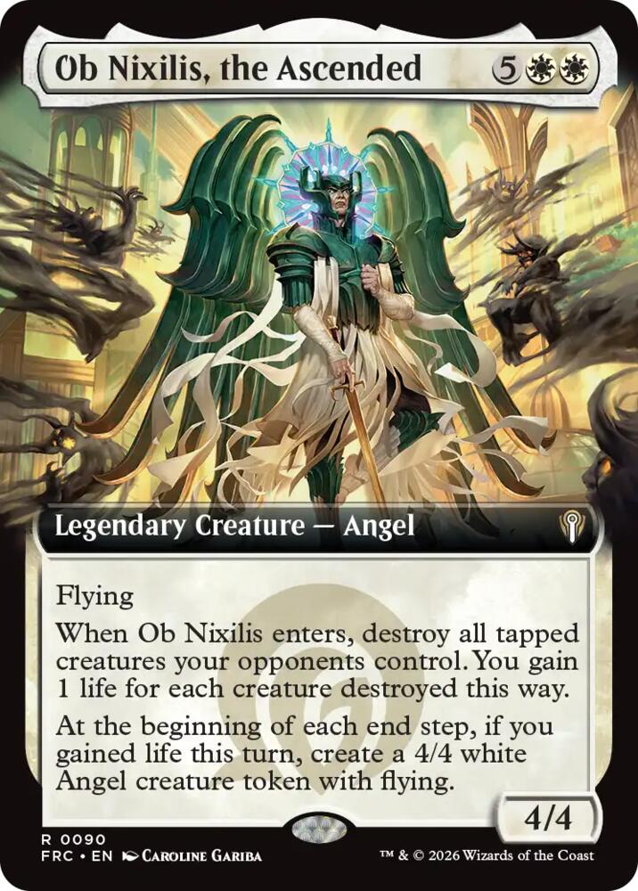 Ob Nixilis, the Ascended 90 (Commander: Reality Fracture)  - Extended Art | Good Games Cannington