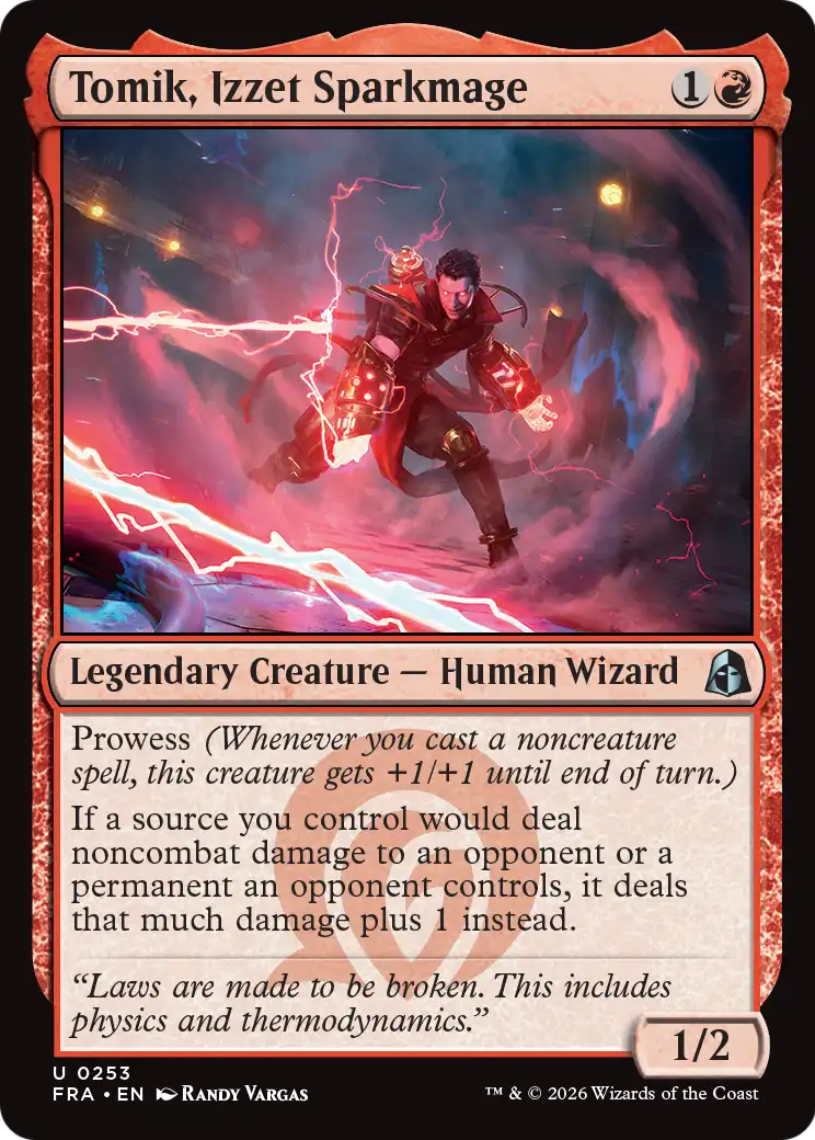 Tomik, Izzet Sparkmage 253 (Reality Fracture)  - Foil | Good Games Cannington