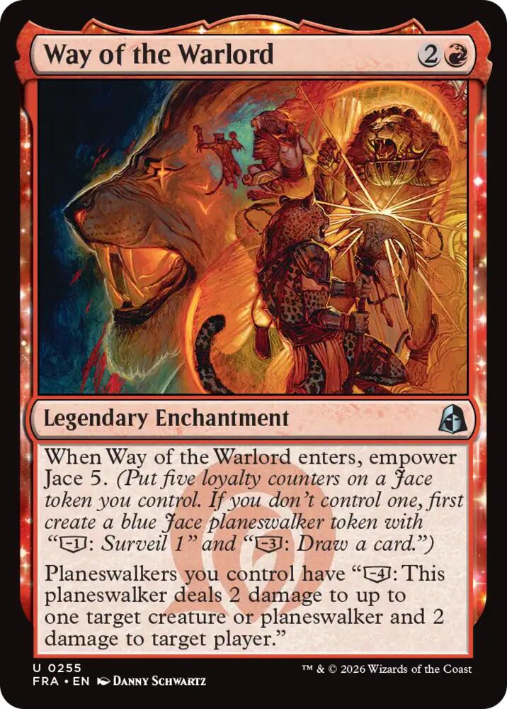 Way of the Warlord 255 (Reality Fracture)  - Foil | Good Games Cannington