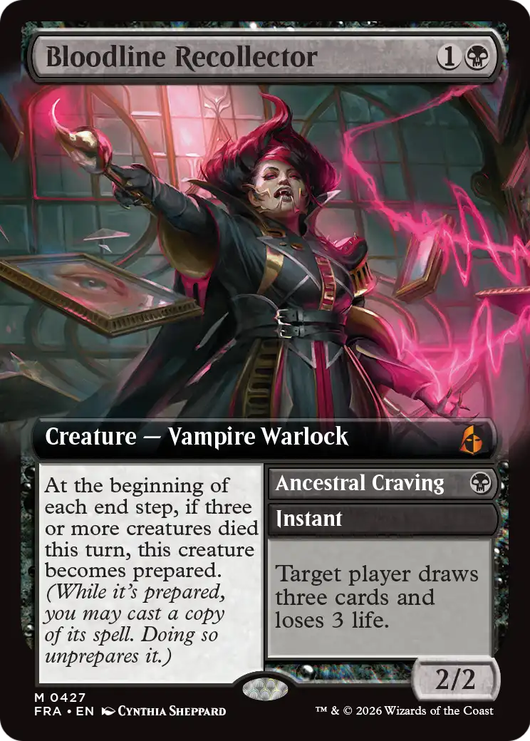 Bloodline Recollector // Ancestral Craving 427 (Reality Fracture)  - Foil | Good Games Cannington