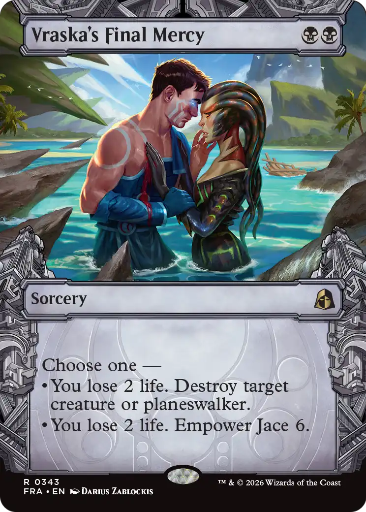Vraska's Final Mercy 343 (Reality Fracture)  - Foil | Good Games Cannington