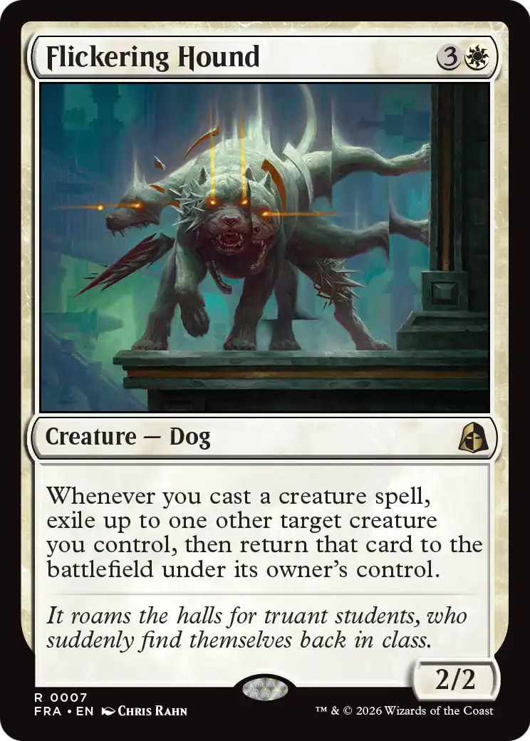 Flickering Hound 7 (Reality Fracture)  - Foil | Good Games Cannington