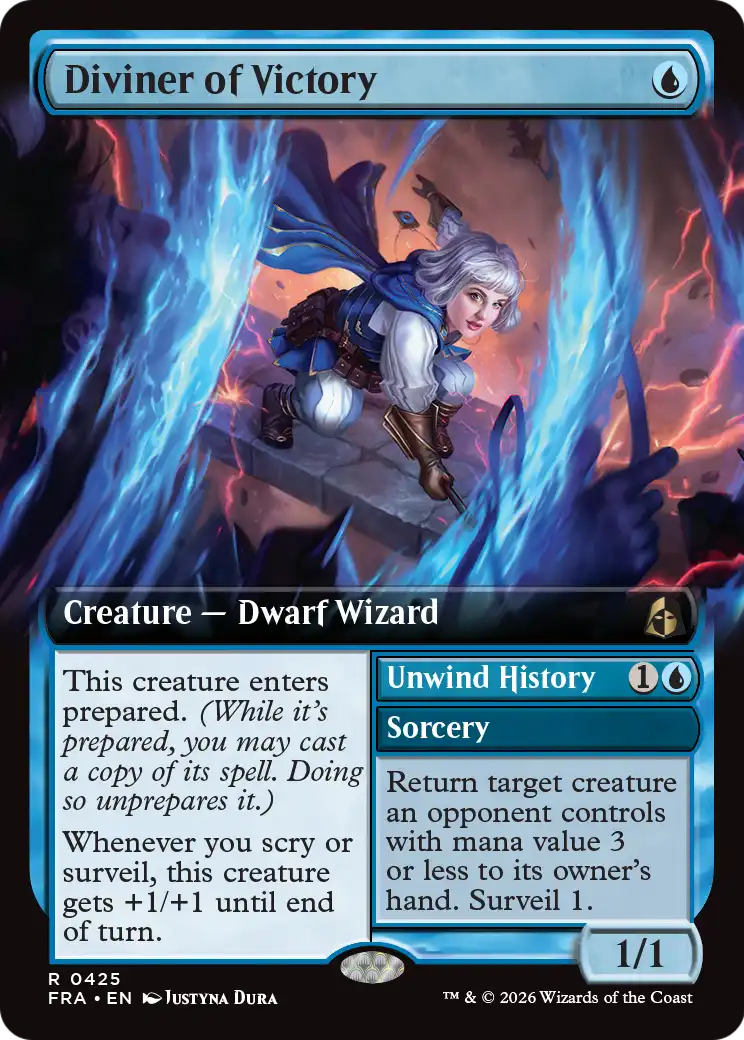 Diviner of Victory // Unwind History 425 (Reality Fracture)  - Foil | Good Games Cannington