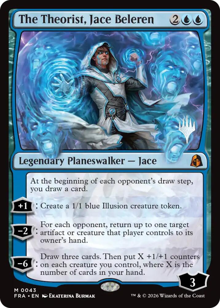 The Theorist Jace Beleren 43 (Promo Pack: Reality Fracture)  | Good Games Cannington