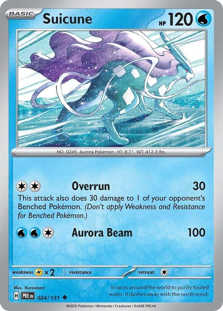Suicune (024/131) [Scarlet & Violet: Prismatic Evolutions] | Good Games Cannington