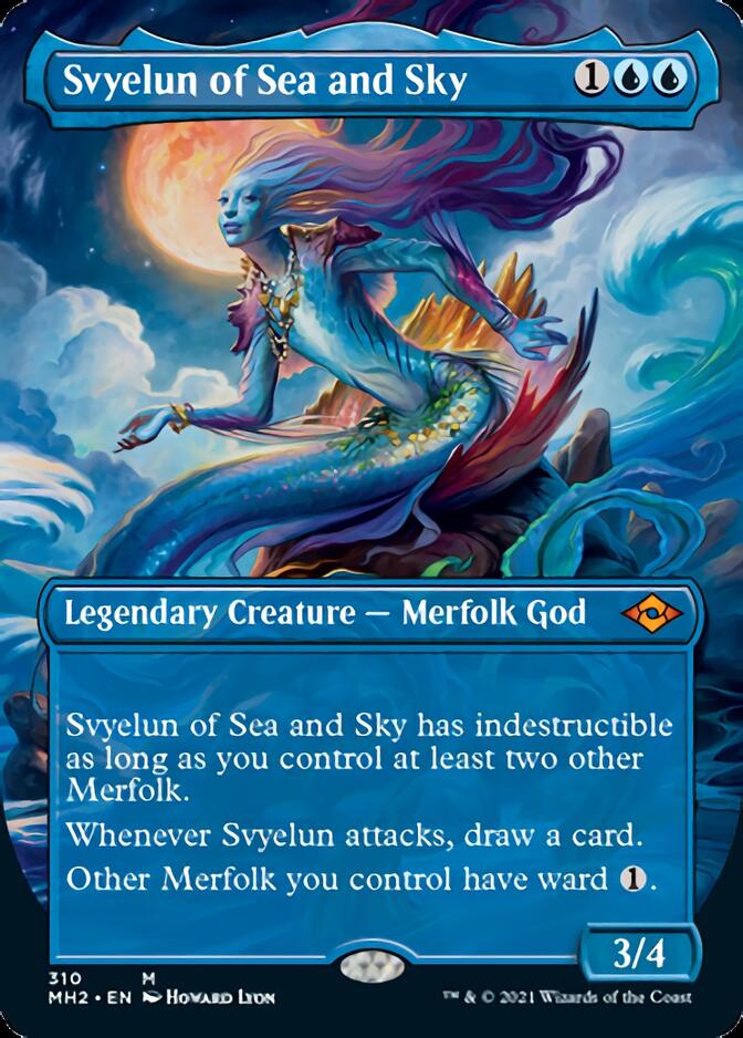 Svyelun of Sea and Sky (Borderless Alternate Art) [Modern Horizons 2] | Good Games Cannington