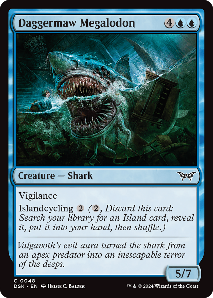 Daggermaw Megalodon [Duskmourn: House of Horror] | Good Games Cannington