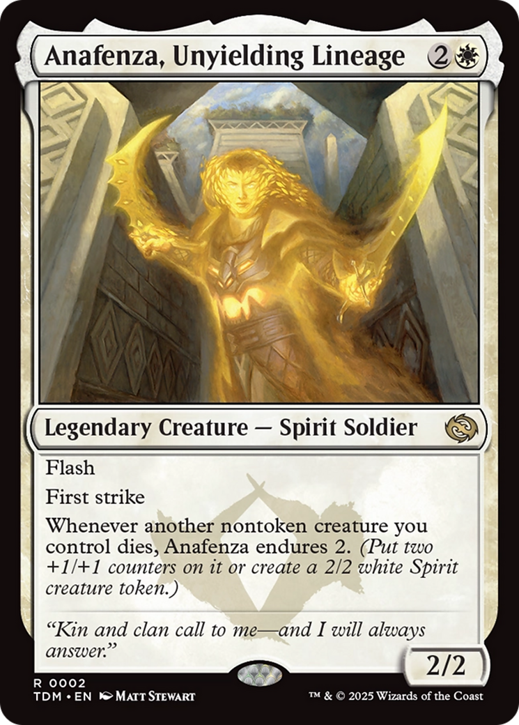 Anafenza, Unyielding Lineage [Tarkir: Dragonstorm] | Good Games Cannington