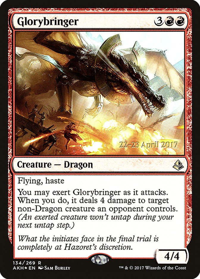 Glorybringer [Amonkhet Prerelease Promos] | Good Games Cannington