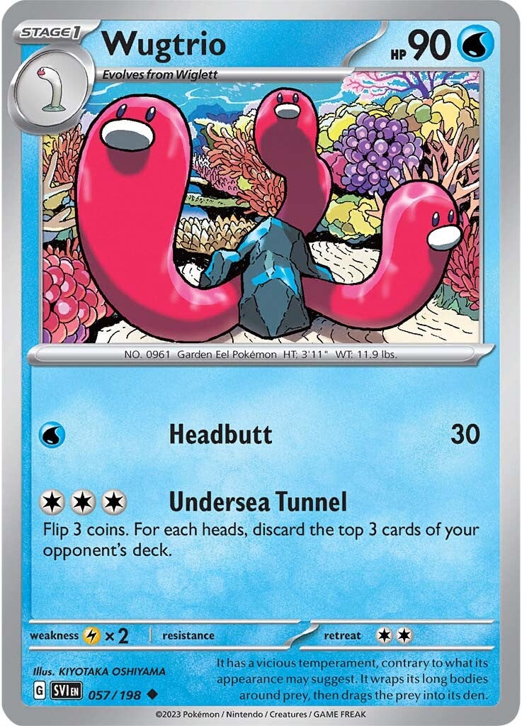 Wugtrio (057/198) [Scarlet & Violet: Base Set] | Good Games Cannington