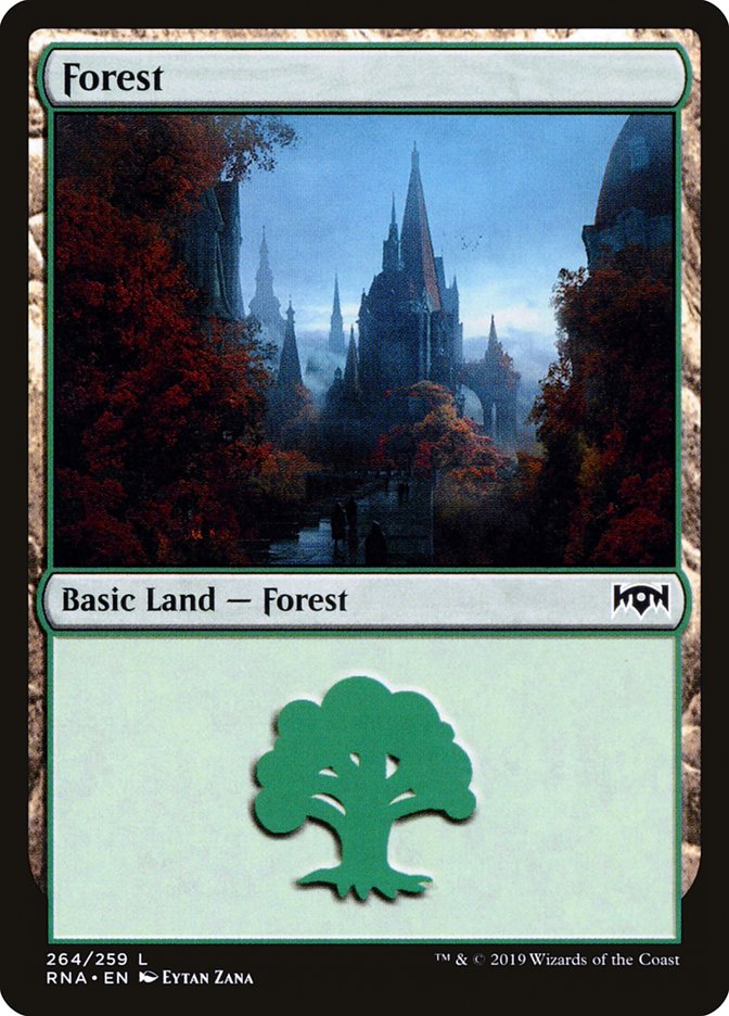 Forest (264) [Ravnica Allegiance] | Good Games Cannington
