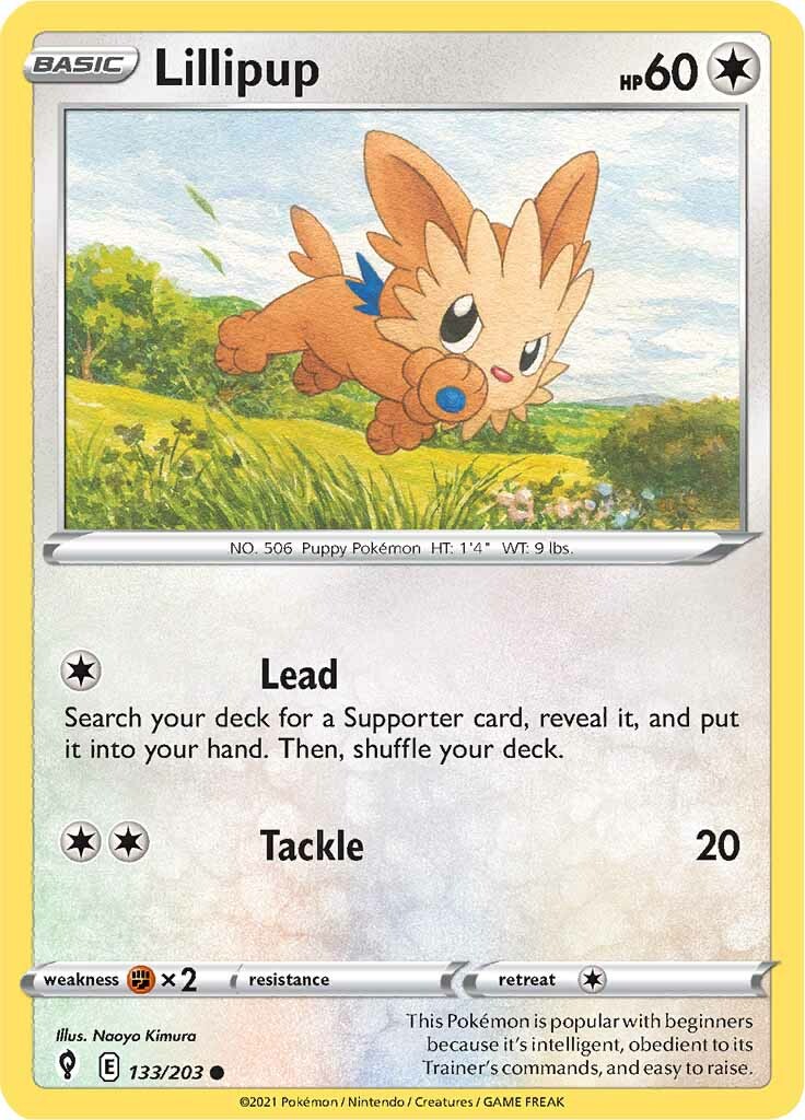 Lillipup (133/203) [Sword & Shield: Evolving Skies] | Good Games Cannington