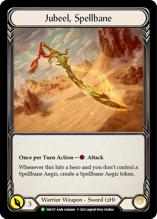 Jubeel, Spellbane [FAB137] (Promo)  Cold Foil | Good Games Cannington