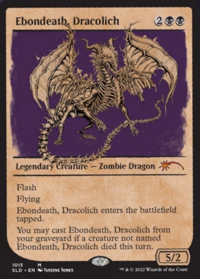 Ebondeath, Dracolich (Showcase) [Secret Lair Drop Series] | Good Games Cannington