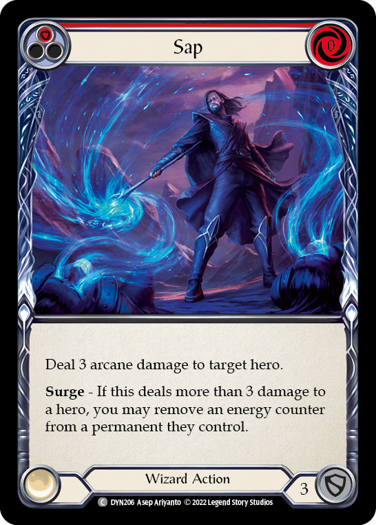 Sap (Red) [DYN206] (Dynasty)  Rainbow Foil | Good Games Cannington