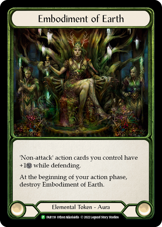 Embodiment of Earth [FAB118] (Promo)  Cold Foil | Good Games Cannington