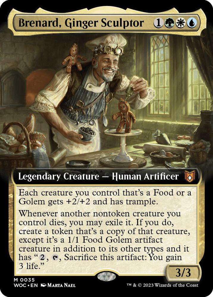 Brenard Ginger Sculptor Extended Art 35 (Commander: Wilds of Eldraine)  | Good Games Cannington