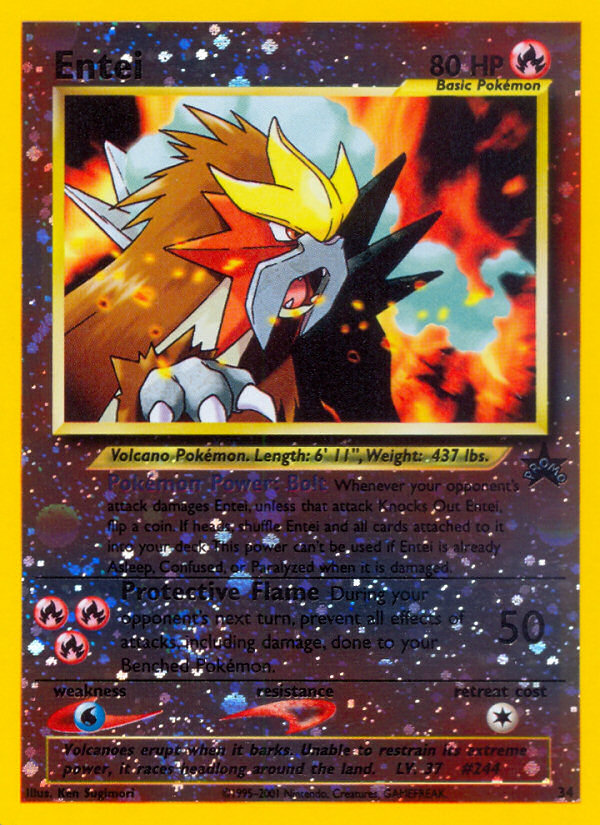 Entei (34) [Wizards of the Coast: Black Star Promos] | Good Games Cannington